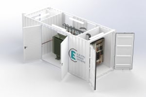 trafocontainer, container trafo, transformatorstation container, container met transformator, transformatorstation in container