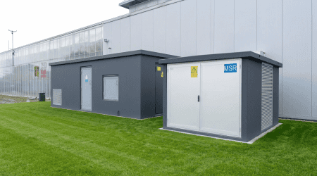 Betreedbare stations, transformatorstations, trafostations